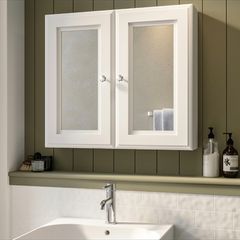 Burlington mirror cabinet 600 white