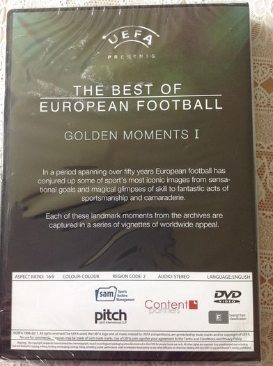 UEFA - Golden Moments DVD.
