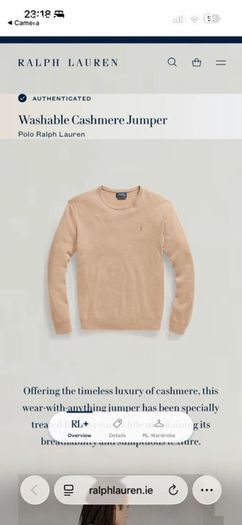 Ralph Lauren Mens Cashmere