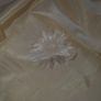 2m wide beige fully lined single curtain Image 4