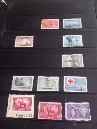Canadian stamps, some rare, D18 Free Reg post