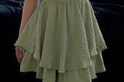 pastel green dress