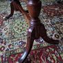 Solid mahogany/glass top coffee table Image 2
