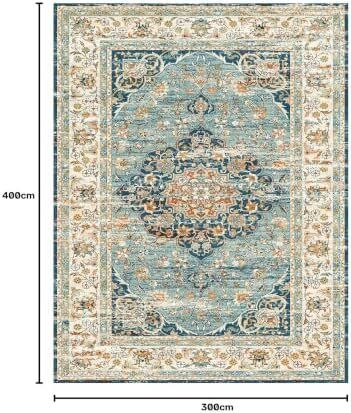 Large Living Room Rug  300X400CM Soft Short Pile Non Slip Carpet