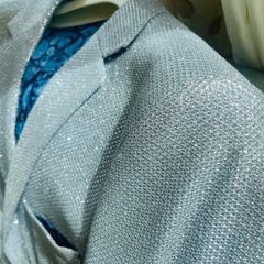 Oscar Banks Silver Blazer (UK Size 40)
