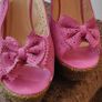 Pink Wedge Sandal, size 40 Image 2