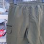 Khaki colour cargo shorts Image 7