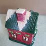 Vintage winter cottage battery candle. Image 6