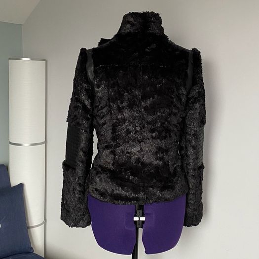 Faux fur jacket