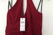 Maxi Dress Maroon size 8 - RRPP E295 Laundry by Shelly Segal
