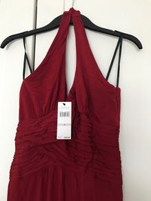 Maxi Dress Maroon size 8 - RRPP E295 Laundry by Shelly Segal