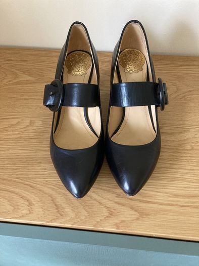 Black quality leather shoes 6