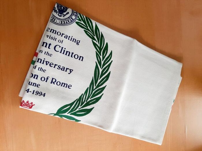 Pres. Clinton 1994 Rome visit BN
