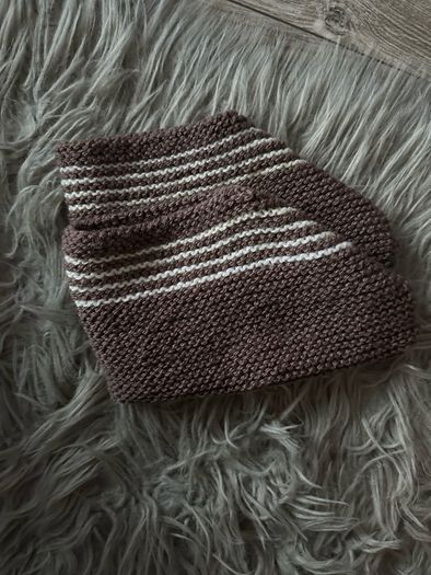 Handmade knitting slippers