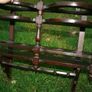 Antique Rustic Wooden Shelf for Spices and Spoons , Pots Image 2