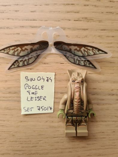 lego sw0474 poggle the lesser, set star wars 75017
