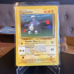 Pokemon Base set Magnemite 53/102 Near Mint Condition