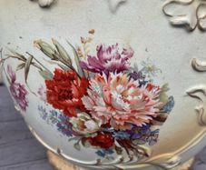 Vintage Floral Plant Pot