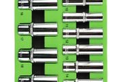DSD TOOLS 10pc 3/8-Inch DR Deep Sockets 10-19mm