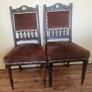 Pair of Vintage Wooden Dining Chairs Image 6