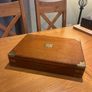 Antique Oak & Brass Box WW1 Connection Image 2