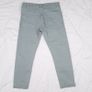 Zara Muted Green Blue Raw Frayed Hem Slim Fit Cropped Jeans 14UK/42EU Image 6