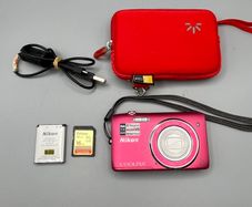 Nikon COOLPIX S3500 20.1MP - Digital Camera - Pink - Full Kit