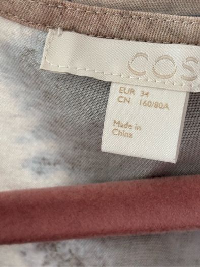 COS  Tie-Dye V-Neck Top