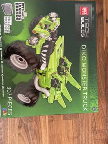 Block Tech Tech Builds Dino Monster truck brand new unopened
