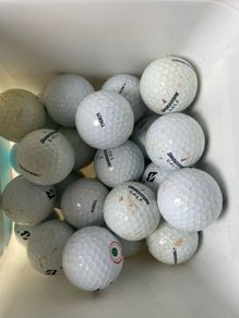 30 used Bridgestone Tour B practice grade golf balls