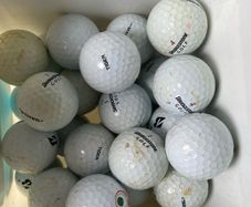 30 used Bridgestone Tour B practice grade golf balls