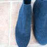 Tommy Hilfiger Navy Suede Boots S41 Image 2