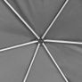 Hexagonal Pop-Up Marquee with 6 Sidewalls Grey/Cream White Image 3