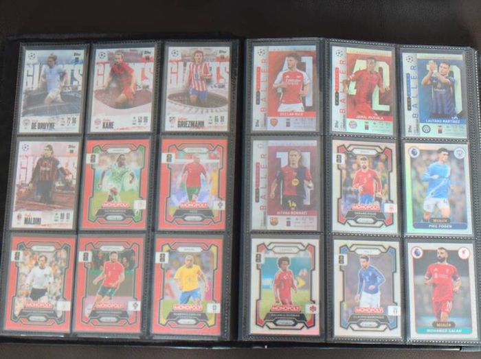 Football Cards Golden ballers limited Editions Topps chrome Merlin & Many more