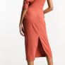 Asos linen midi dress Image 4