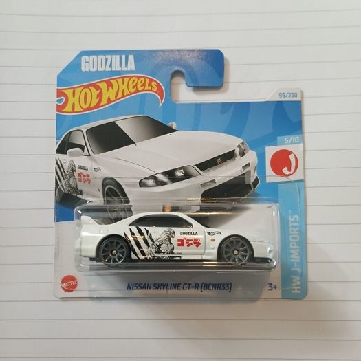 Hot Wheels Godzilla Nissan Skyline GT-R (BCNR33)