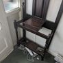 Vintage Hall Stand with Mirror & Umbrella Stand. Image 2