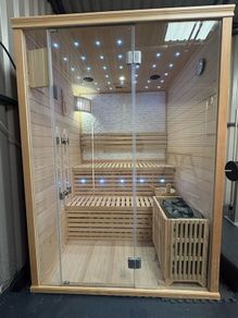 Sauna with stones , New (3/4 person)