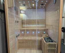 Sauna with stones , New (3/4 person)