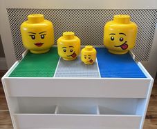 Lego large storage table in excellent condition! Lego heads not included!