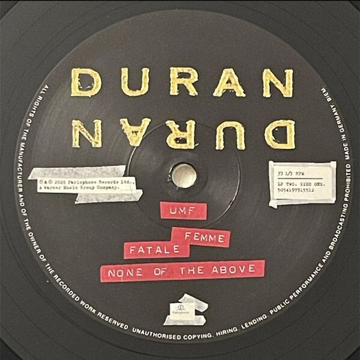 Duran Duran (Wedding Album) x2 Vinyl LP 180g NEW