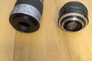 Canon EF 28-90mm Zoom + Minolta Rokkor 50mm  Vintage Lens Bundle