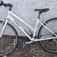Trek 7.2 FX WSD Womens Hybrid Bike - Stagger Frame White