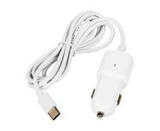 New Car Truck Charger 5V 2.1A 12V 24V USB Type C White Cigarette Lead Plug #967