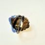 ringVintage Egyptian Hallmarked Solid Silver Scarab Beetle Ring Faience Scarab Image 9