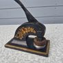 antique cast iron desktop embossing press Image 5