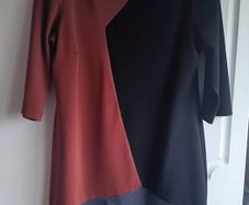 Wallis Dress with unusual geometric pattern