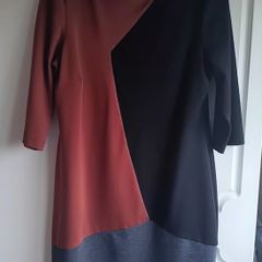Wallis Dress with unusual geometric pattern