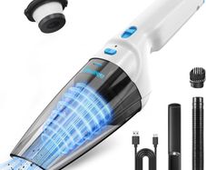 Vacuum Cleaner, 9500PA Car Vacuum Cleaner Cordless with Powerful Suction, Lightweight & Portable Car Cleaner for Car/Home/Pet