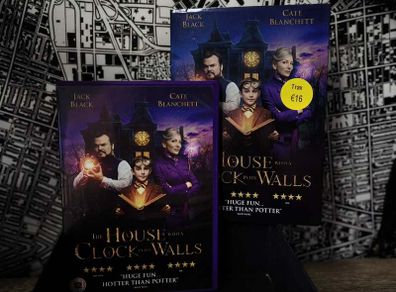 The House With a Clock in Its Walls ! DVD with Slipcase ! Movie Tie-In ! 2019 ! Jack Black !